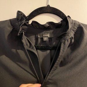 J. Crew Gathered Ruffle Drapey Top - Size XS